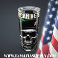 Special Forces Spirit — American Veteran Skull Tumbler with Attitude