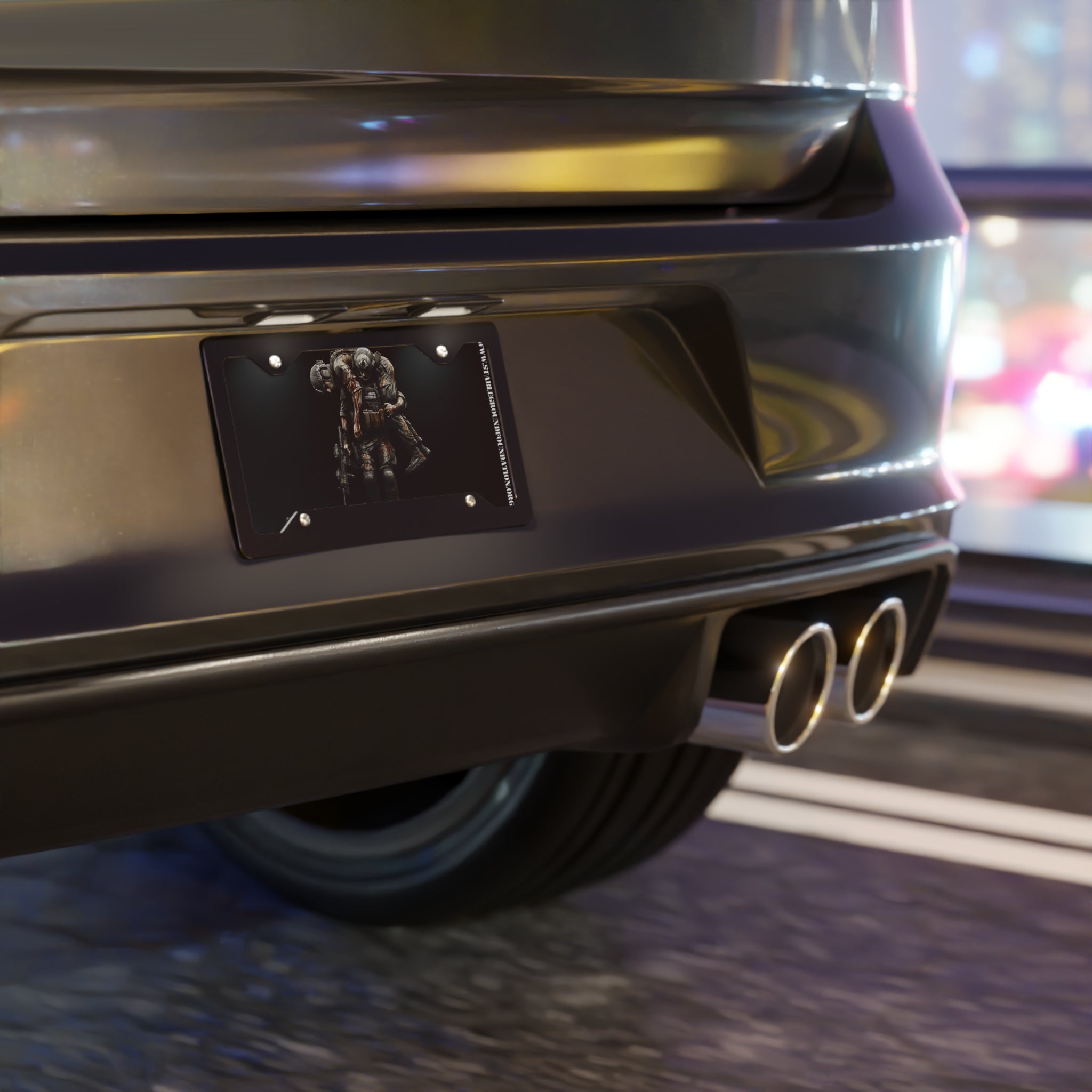 Brotherhood in Battle Veteran License Plate – A Tribute to Sacrifice and Honor