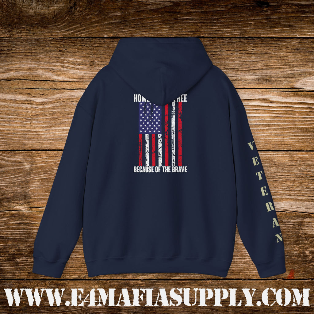 Home of the Free Because of the Brave Hoodie