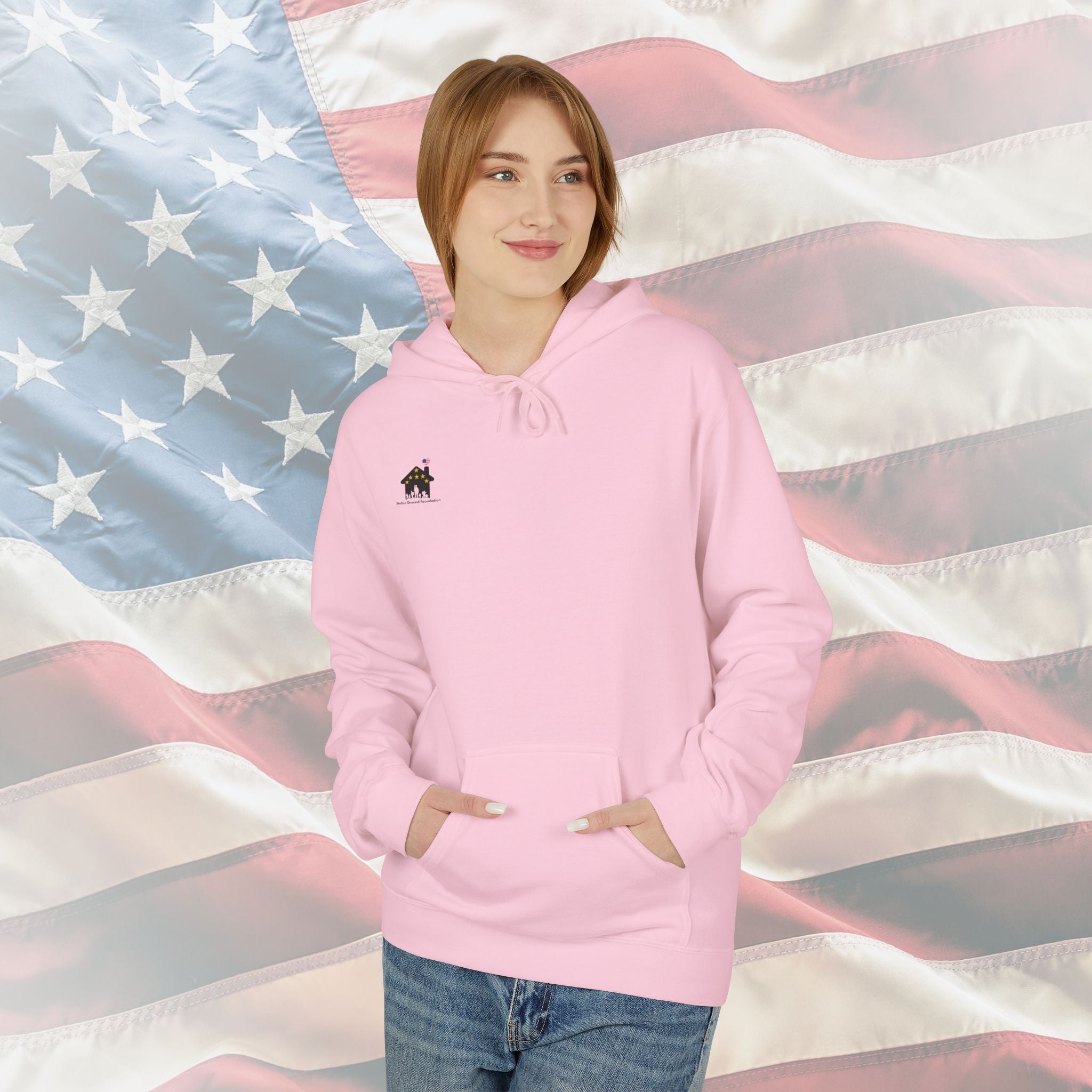 Copy of “Heroes Don’t Wear Capes – They Wear Dog Tags & Combat Boots” Patriotic Military Hoodie