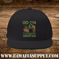 DD-214 “It’s a Veteran Thing You Wouldn’t Understand” Flat Bill Cap with American Flag