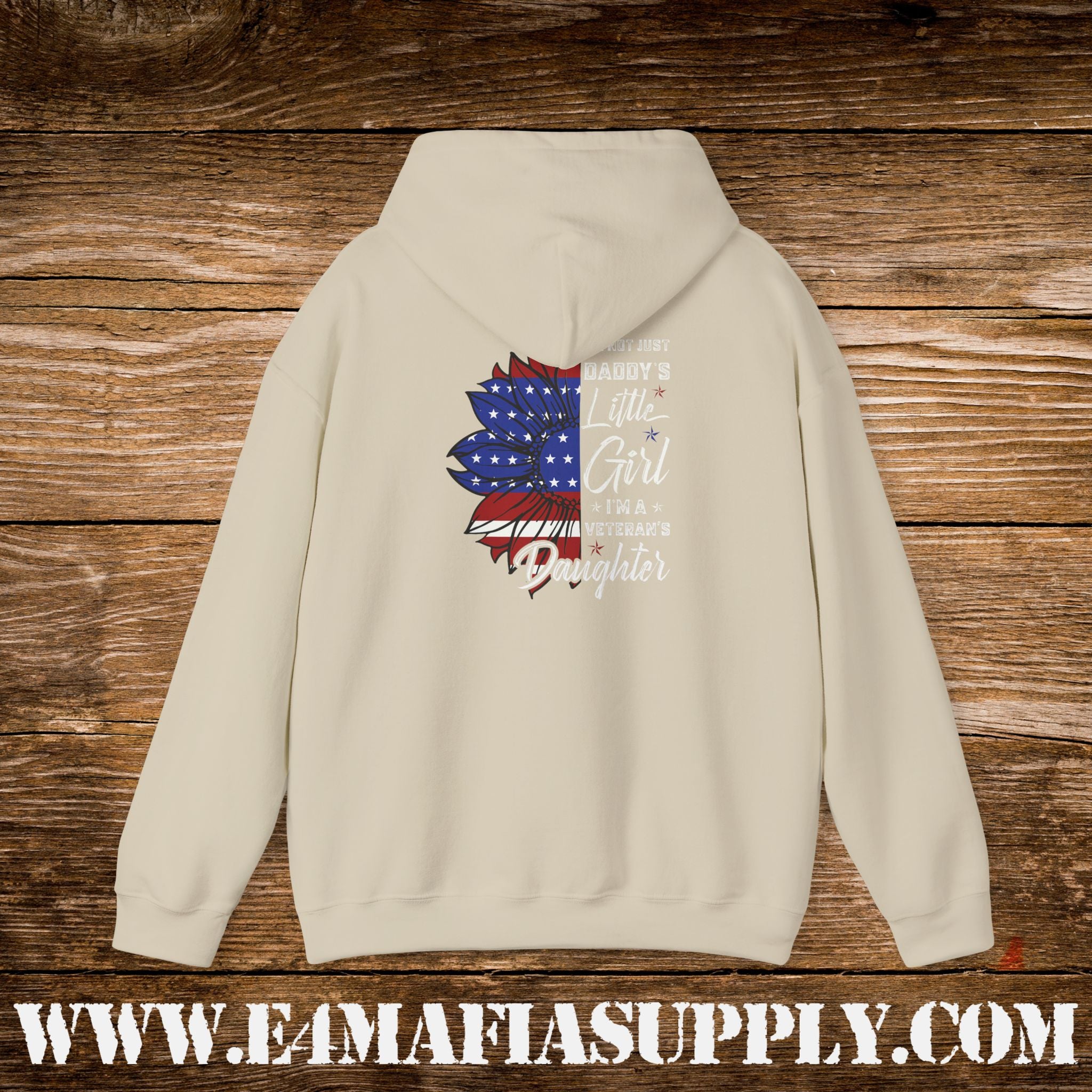 Daddy’s Little Girl I’m a Veteran’s Daughter Hoodie