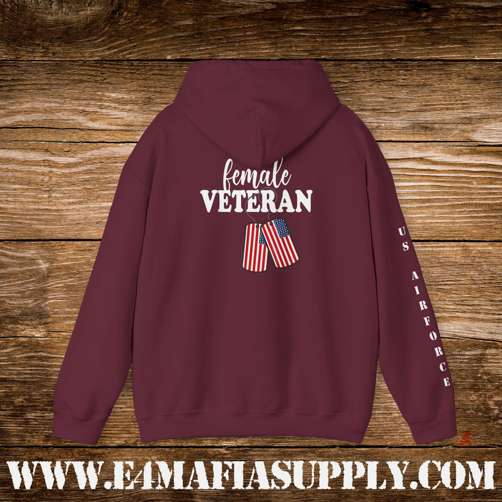 Female Veteran US Air Force Hoodie