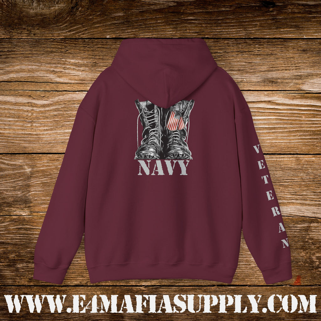 U.S. Navy Combat Boots Veteran Hoodie
