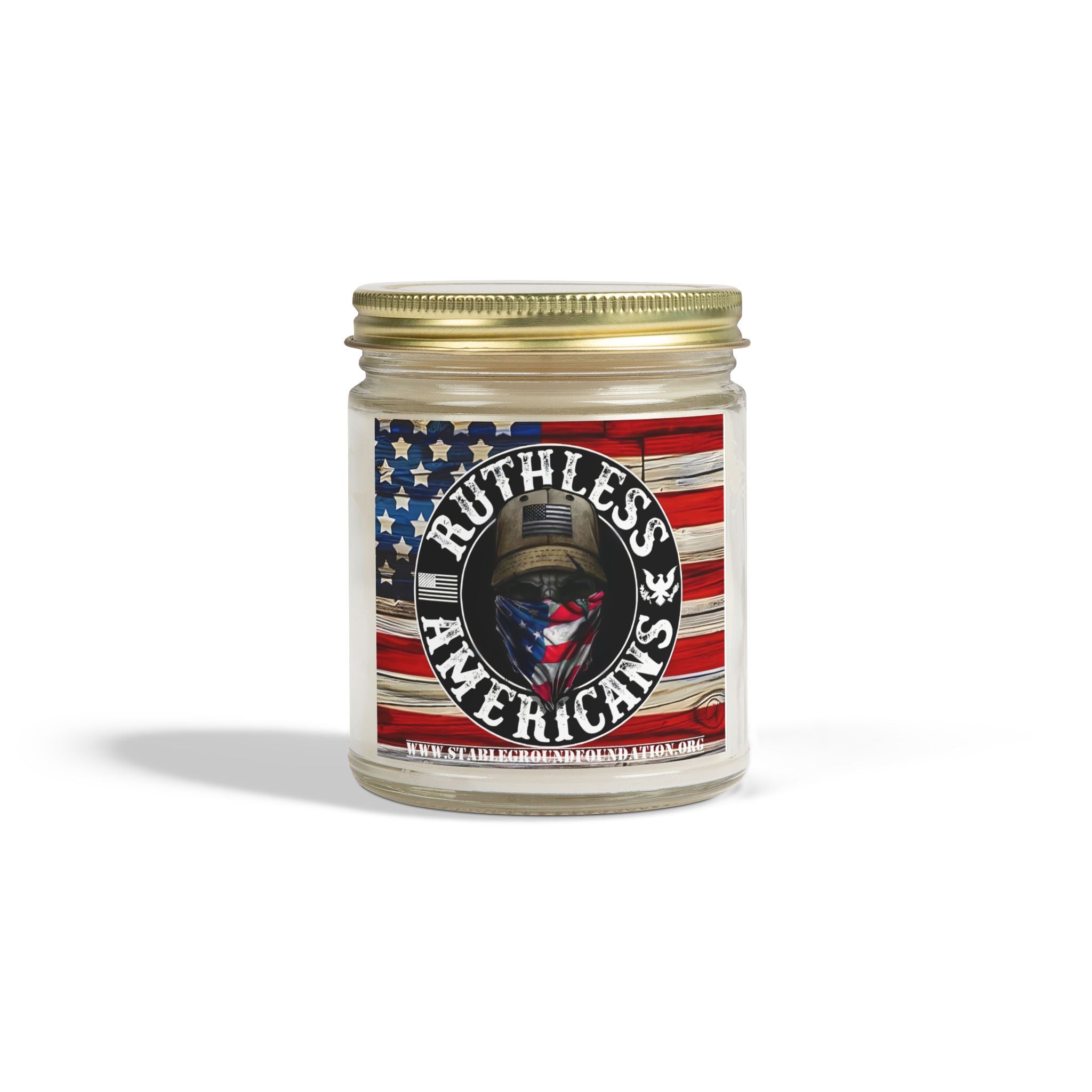 Ruthless American Candle | Bold Patriotic Gift for Veterans & Proud Patriots