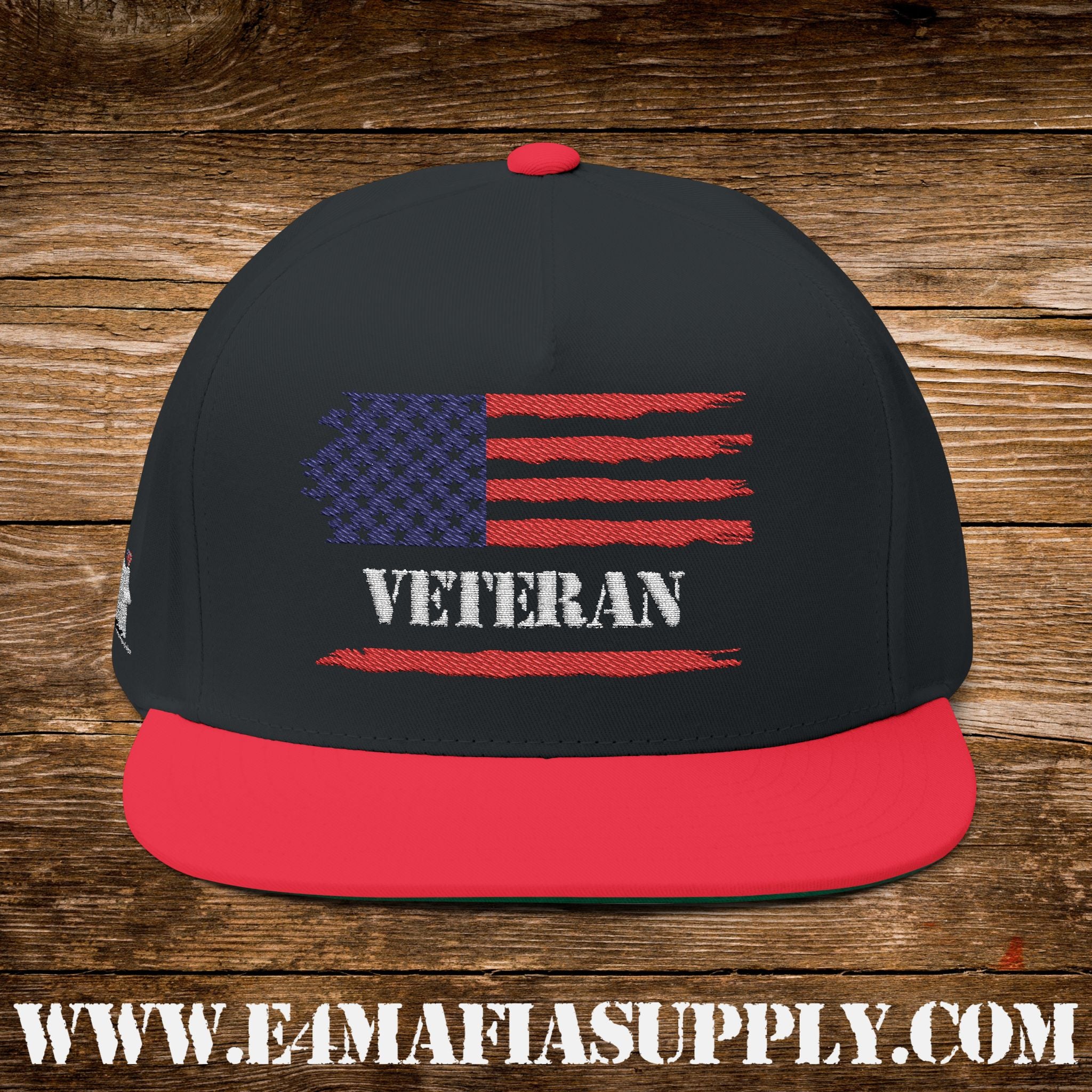 Zero Regrets, Just Deployments” – Patriotic Veteran Flat Bill Cap