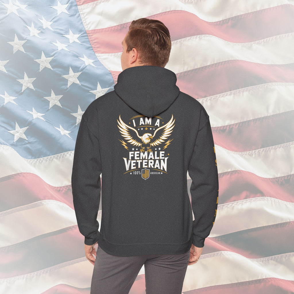 I Am a Female Veteran US Army Hoodie