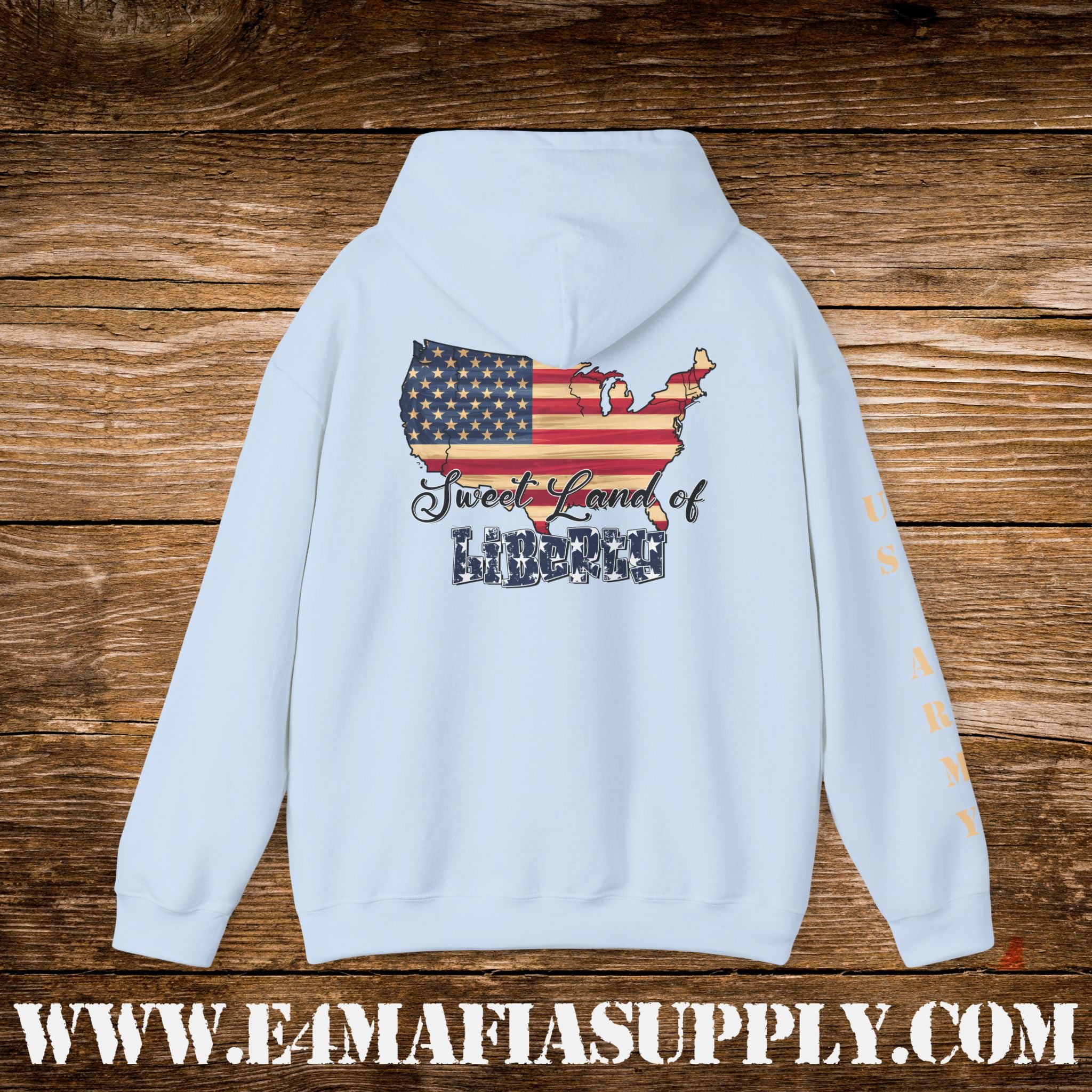 Land of the Free, Home of the Brave – US Army Hoodie