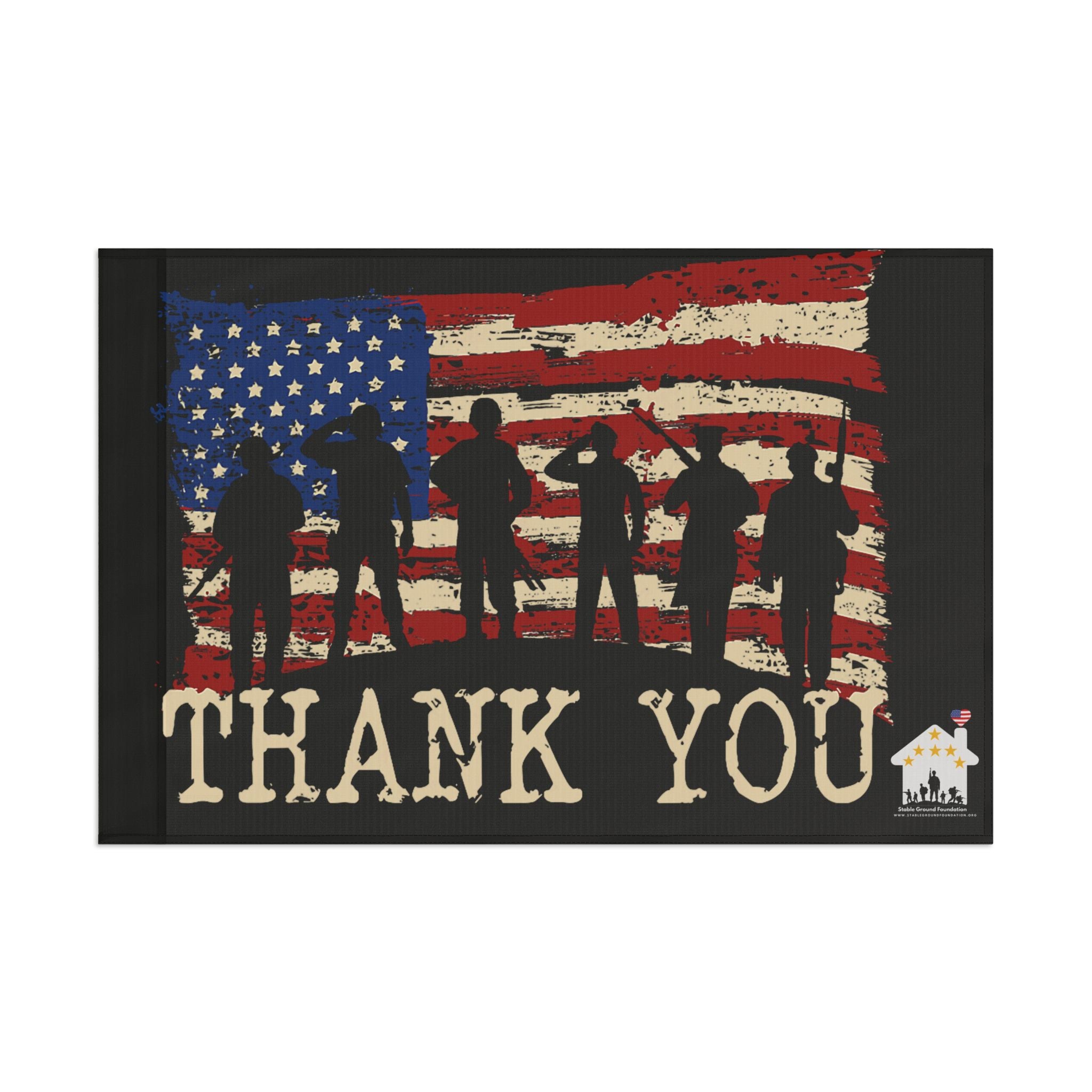 Thank You Veterans — Patriotic American Flag Honoring Our Heroes