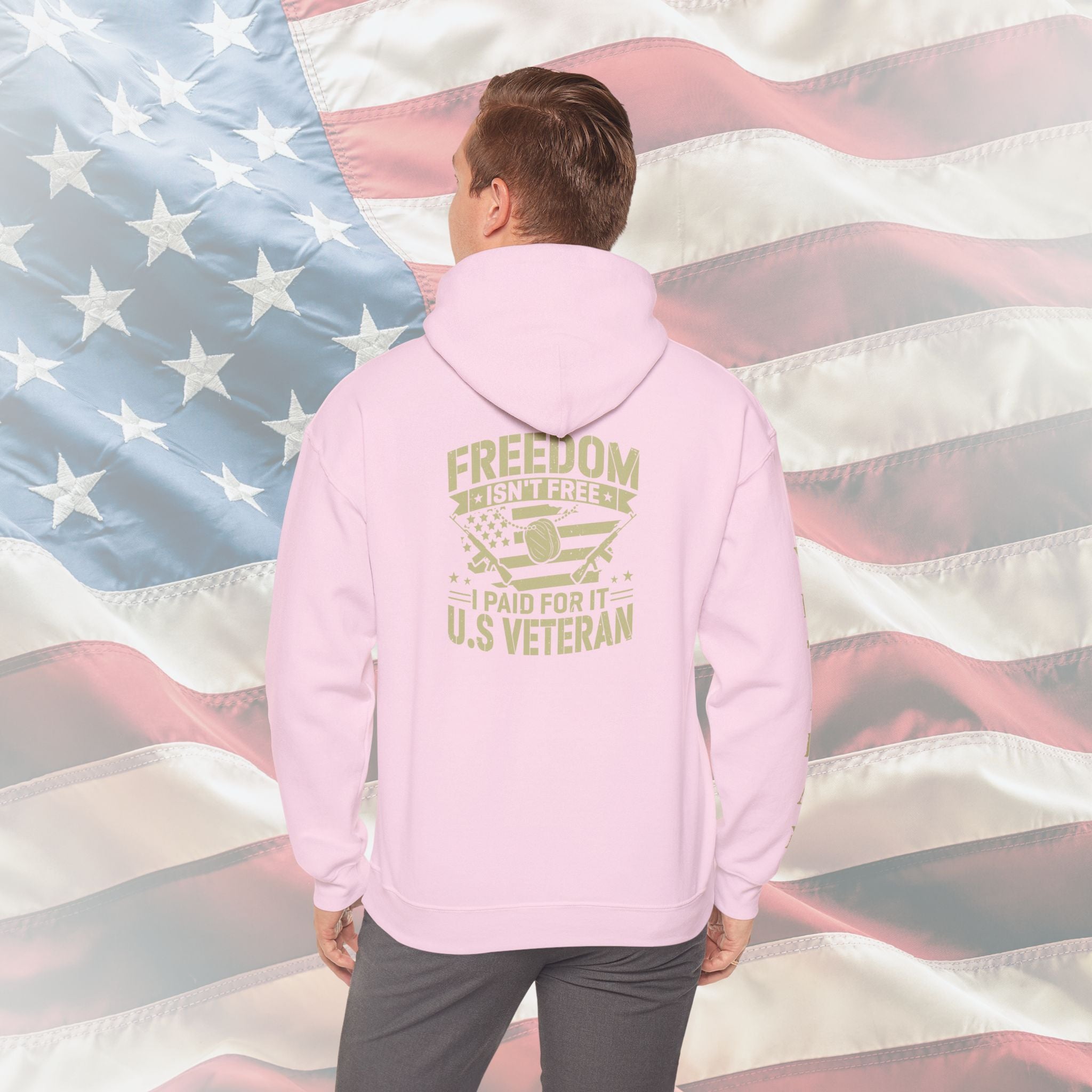 “Freedom Isn’t Free – I Paid for It” U.S. Veteran Patriotic Hoodie