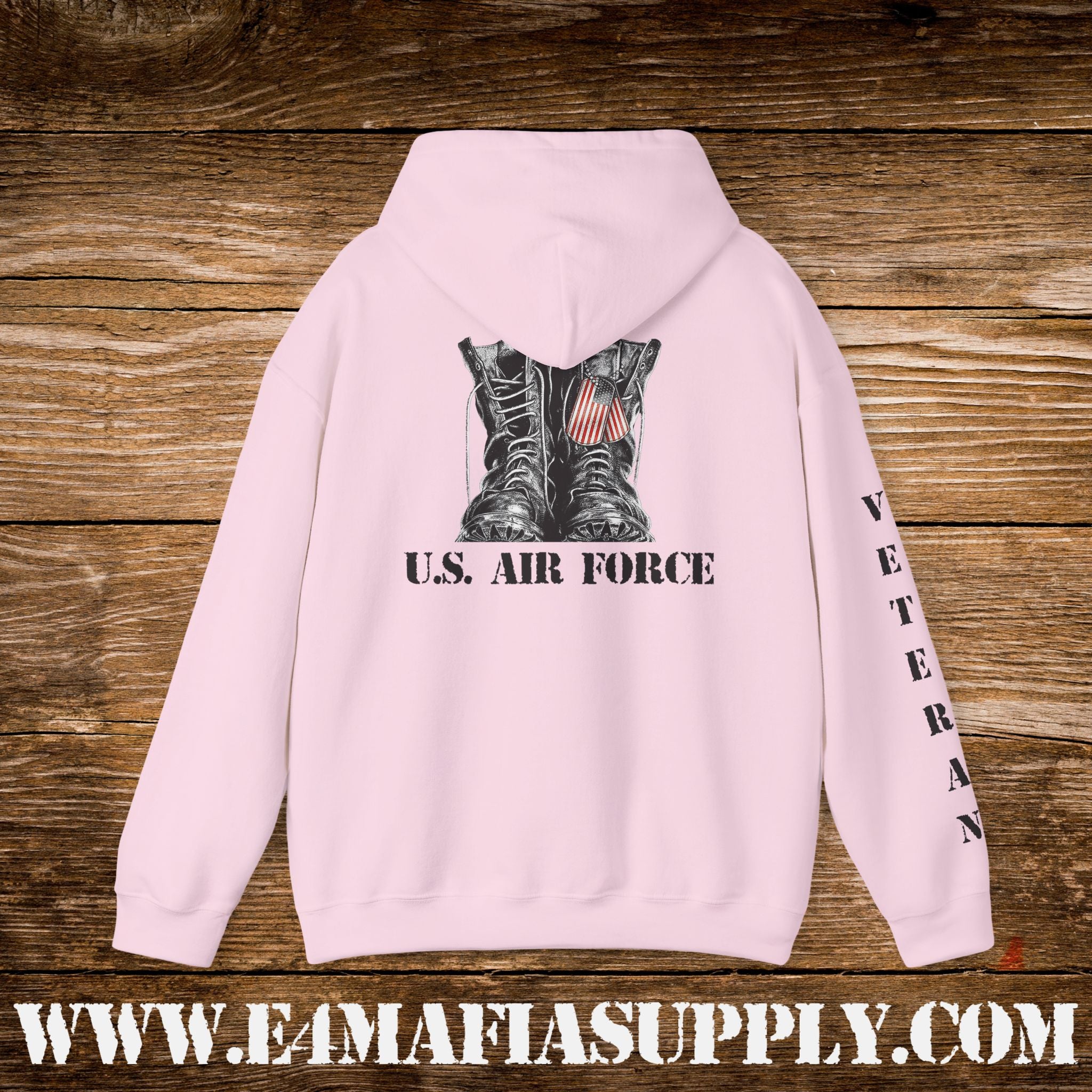 U.S. Air Force Combat Boots Veteran Hoodie