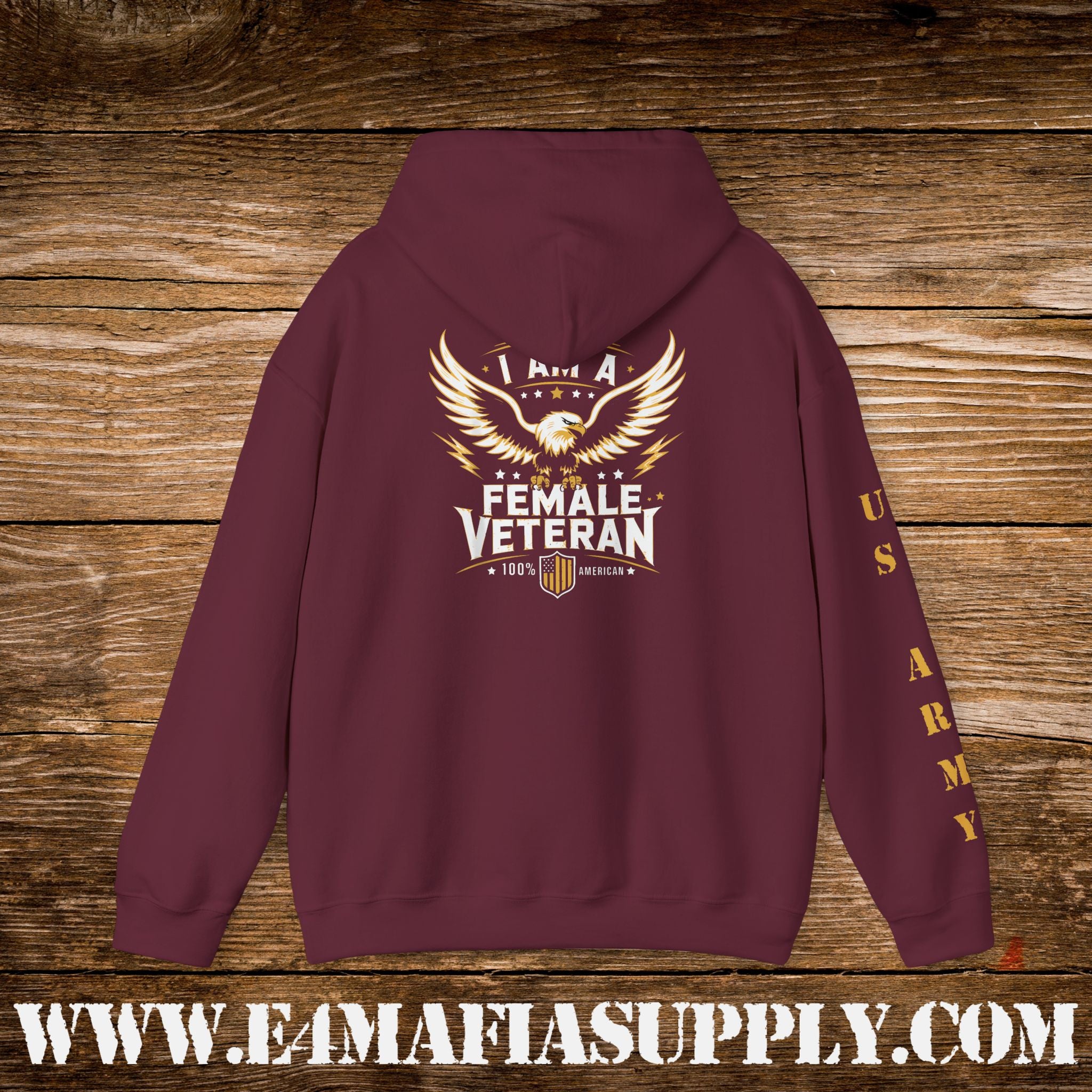 I Am a Female Veteran US Army Hoodie