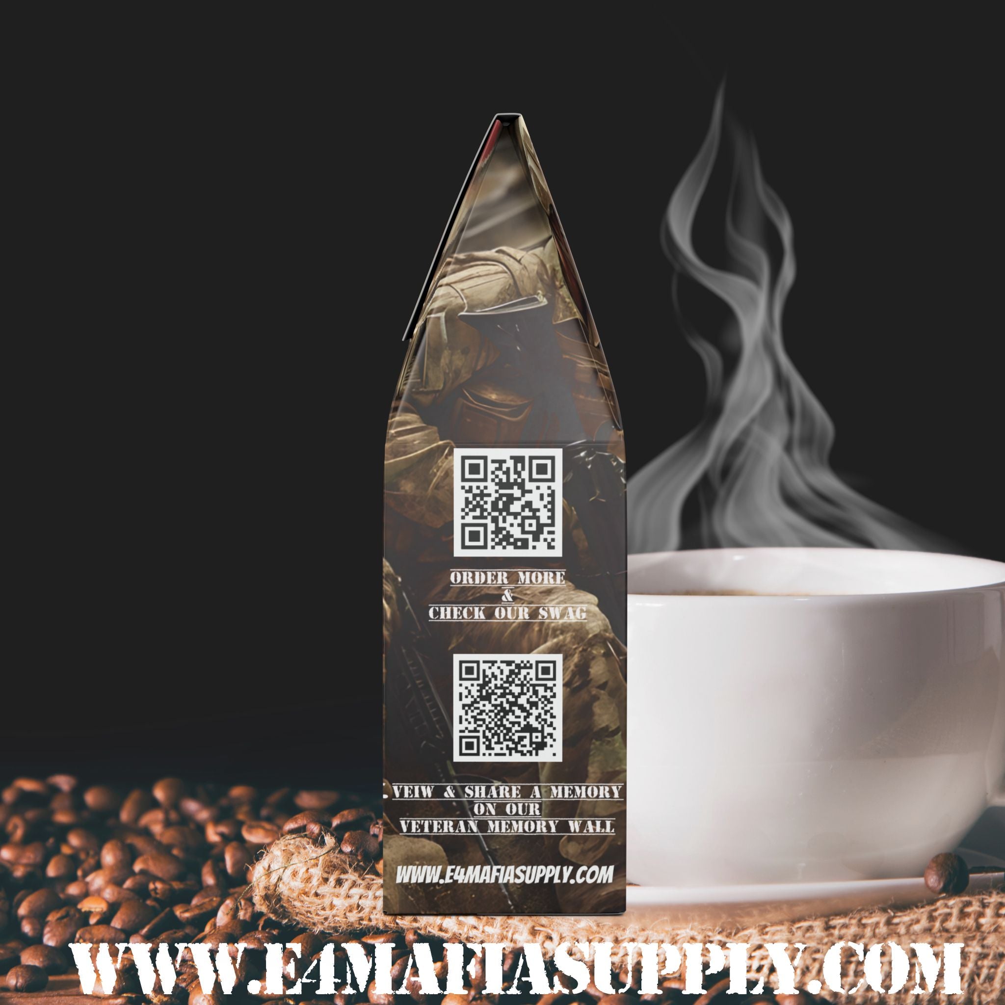 E-4 Mafia Light Roast | Smooth Veteran Coffee Blend by E-4 Mafia Roasting Co.