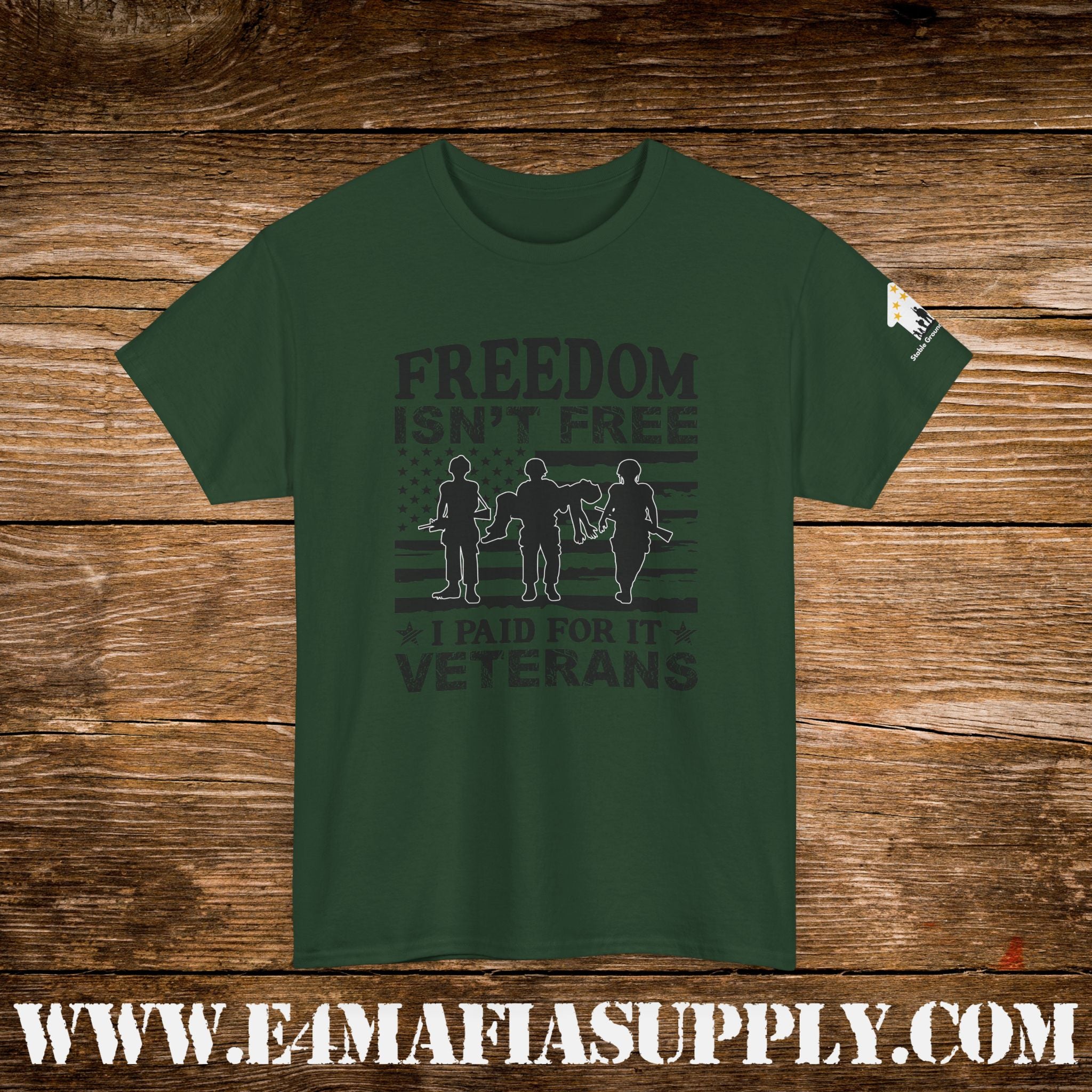 “Freedom Isn’t Free – I Paid for It” – Patriotic U.S. Veterans T-Shirt