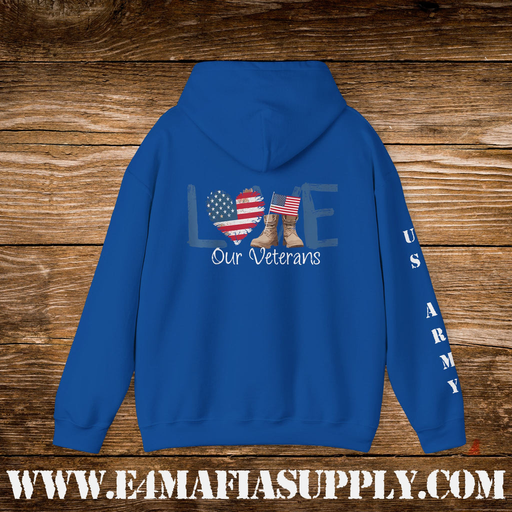 Love Our Veterans US Army Hoodie