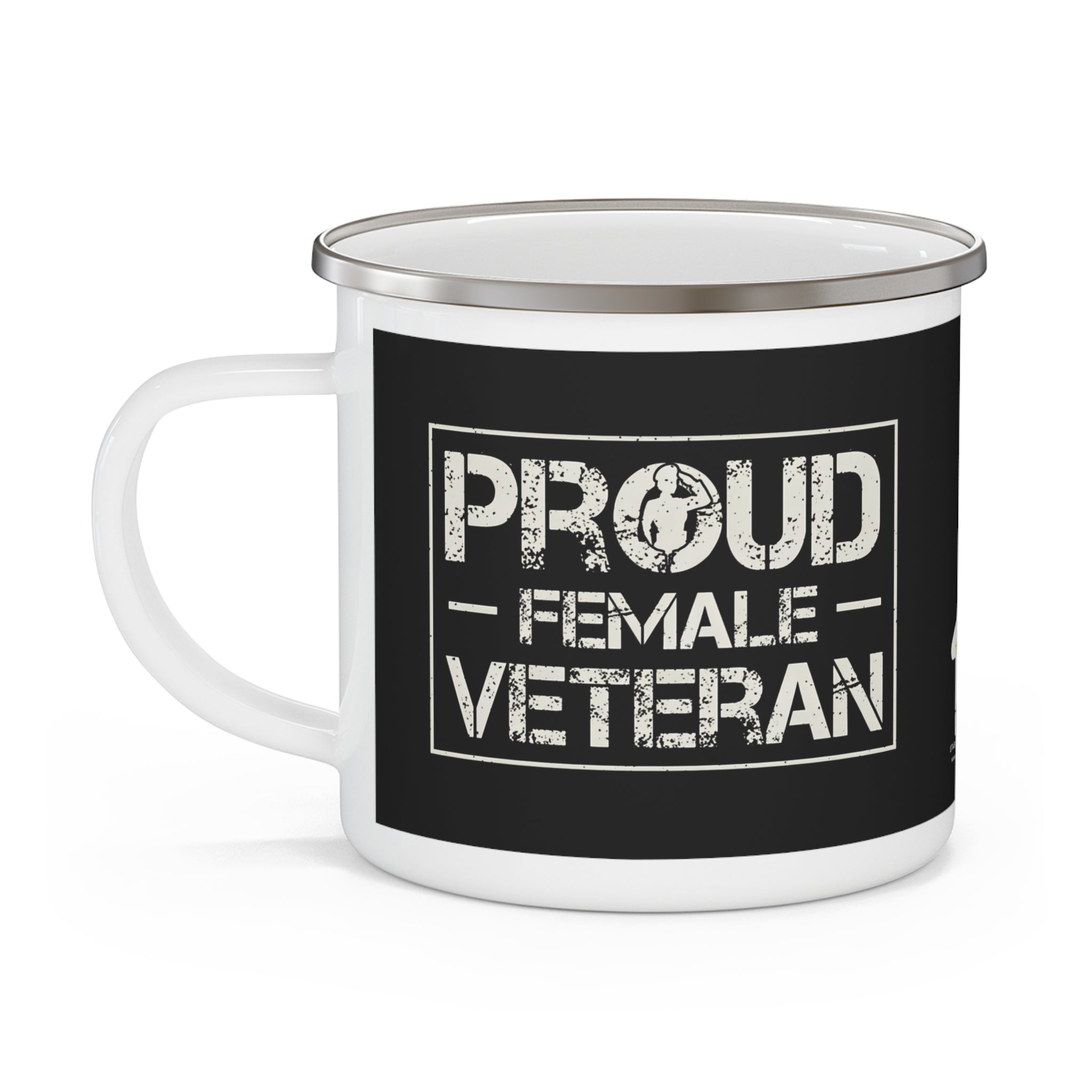 Proud Female Veteran Coffee Cup – Because Humble Is Overrated