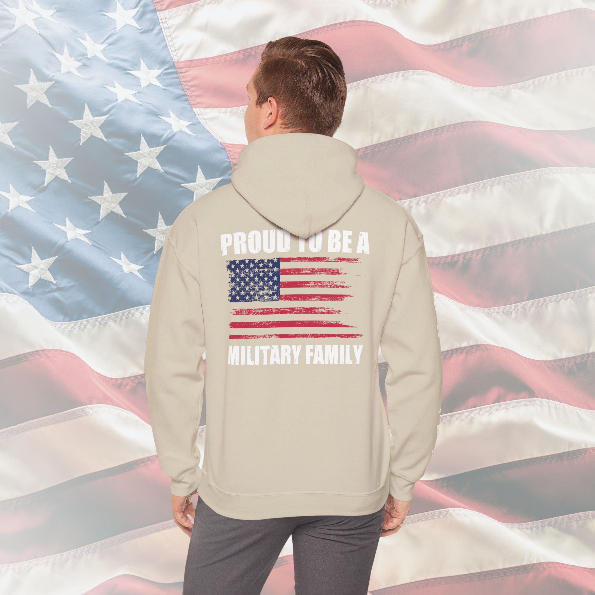 Proud to Be a Military Family – US Navy Hoodie