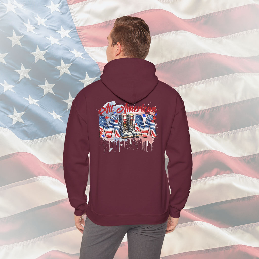 All American Mom – Patriotic Veteran Hoodie