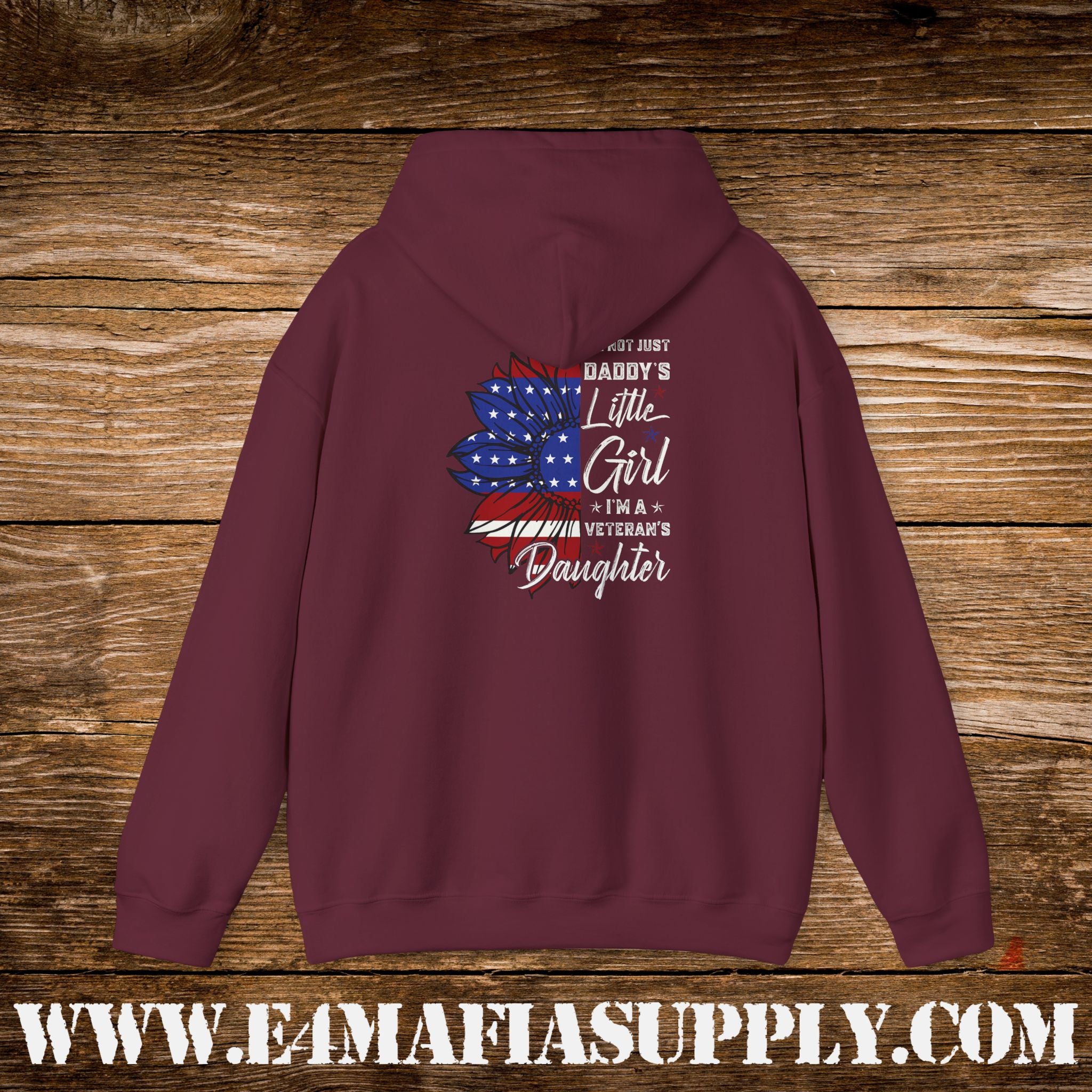 Daddy’s Little Girl I’m a Veteran’s Daughter Hoodie