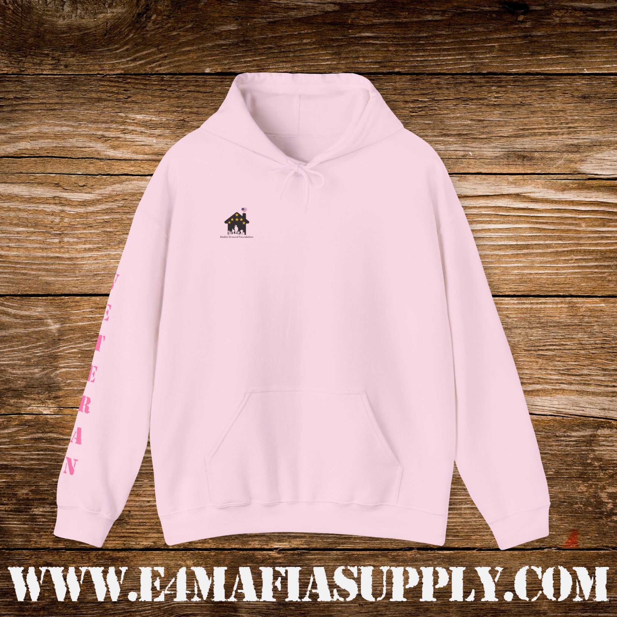 Female Veteran With Three Sides Hoodie