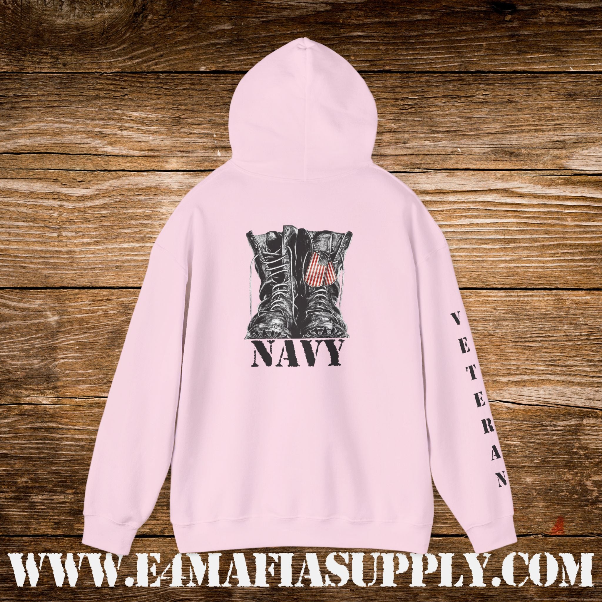 U.S. Navy Combat Boots Veteran Hoodie