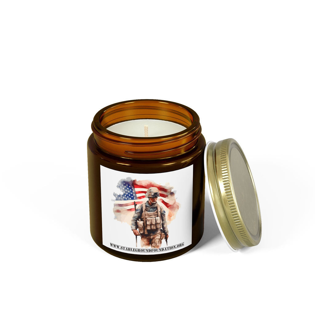 American Soldier Candle – Standing for Freedom and Honor