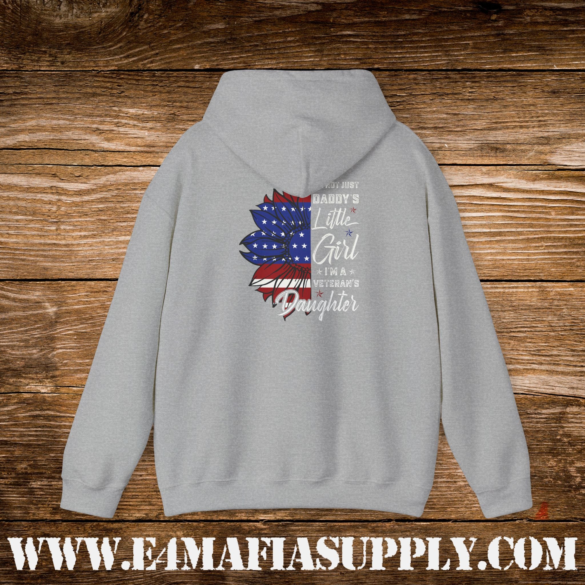 Daddy’s Little Girl I’m a Veteran’s Daughter Hoodie
