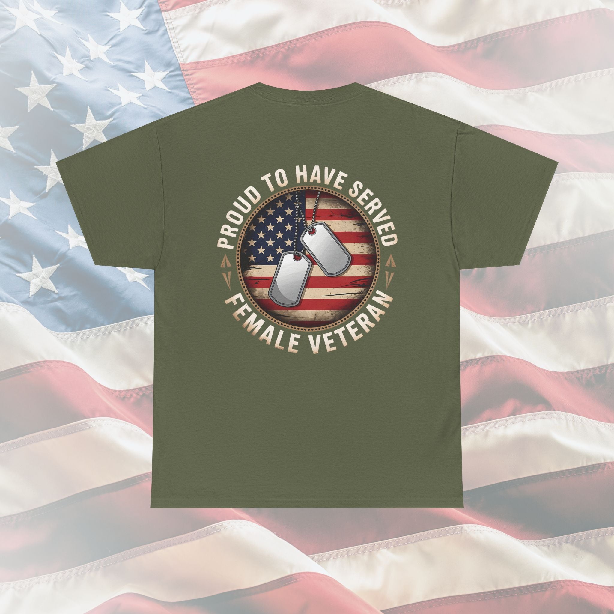 Proud to Have Served Female Veteran T-Shirt