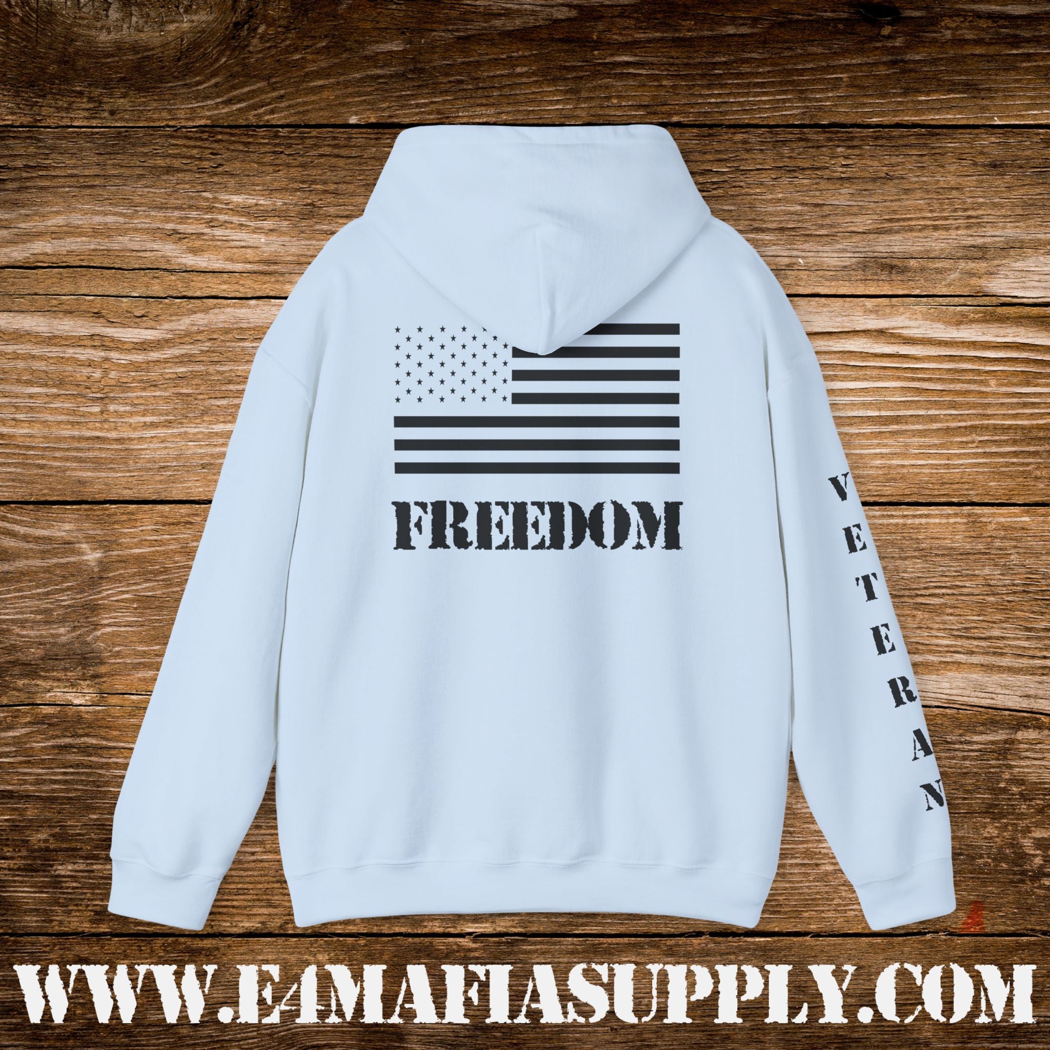 “Freedom Flag” Patriotic Veteran Hoodie
