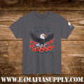 “All Gave Some, Some Gave All” – Bald Eagle & Poppies Memorial Veteran T-Shirt
