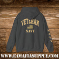 “Navy Veteran Flag” Military Pride Hoodie