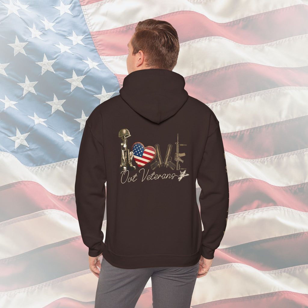 Love Our Veterans US Navy Hoodie