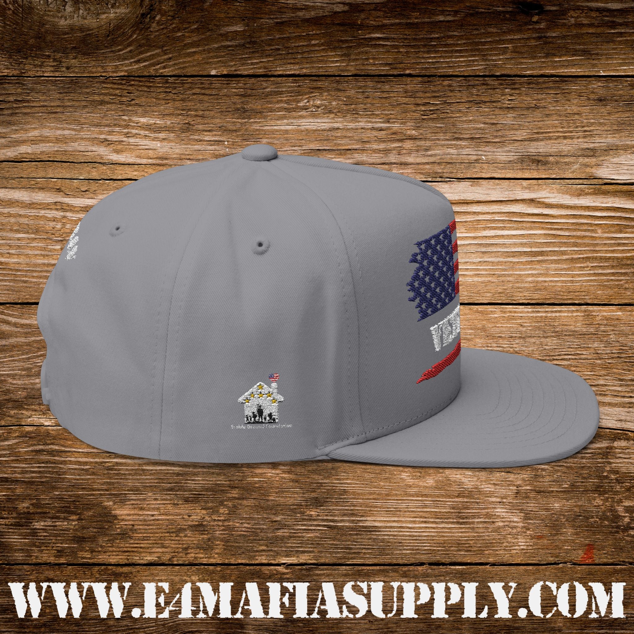 Zero Regrets, Just Deployments” – Patriotic Veteran Flat Bill Cap