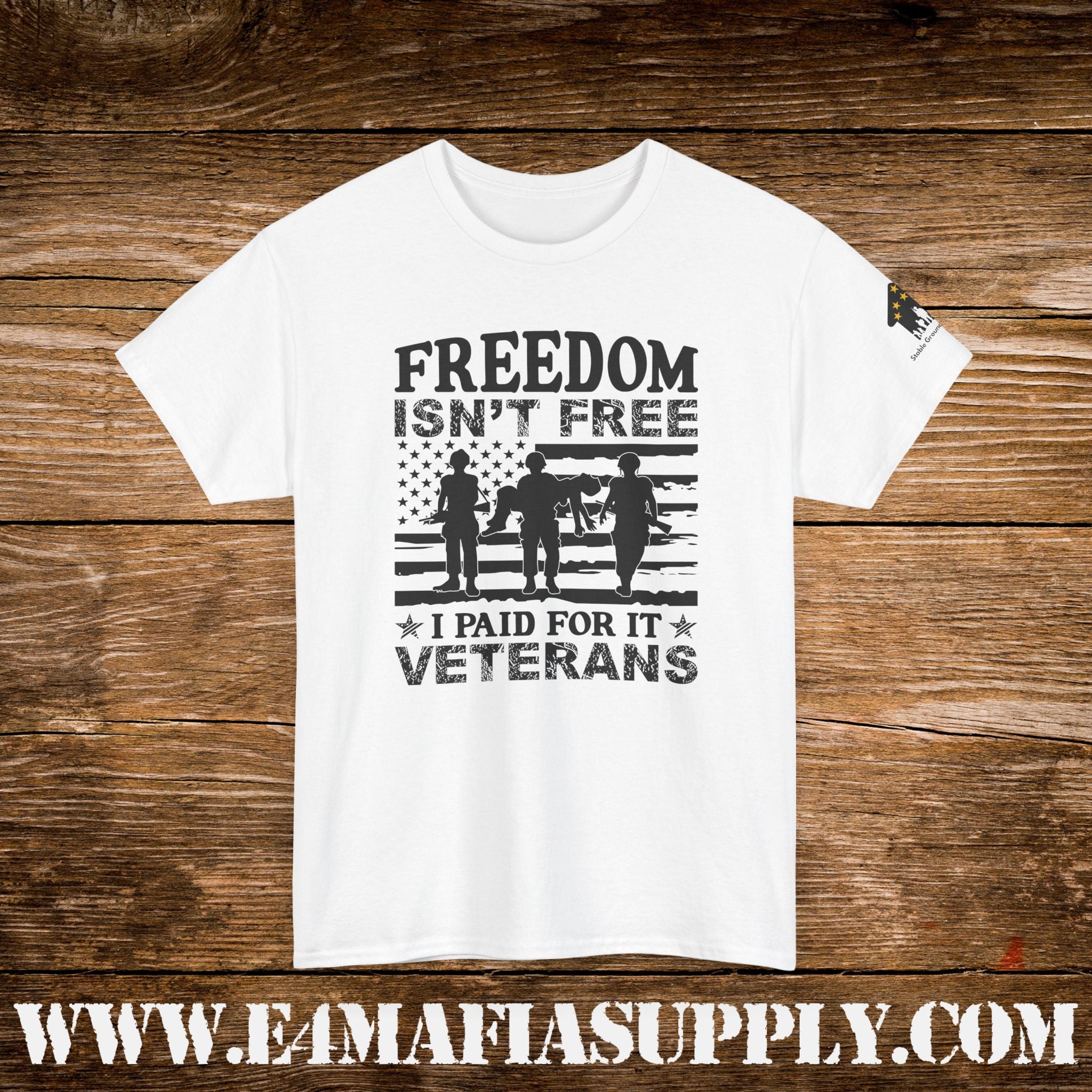 “Freedom Isn’t Free – I Paid for It” – Patriotic U.S. Veterans T-Shirt