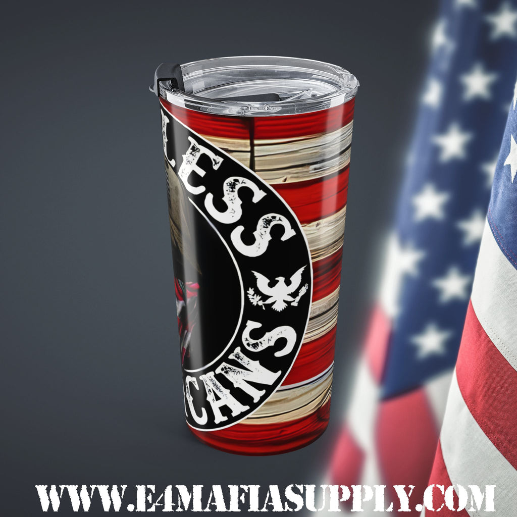 Ruthless American — Patriotic Tactical Tumbler for the Bold and the Brave