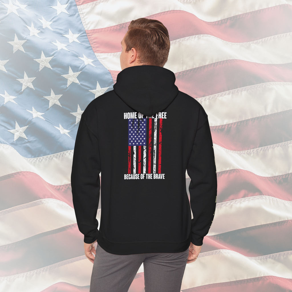 Home of the Free Because of the Brave Hoodie