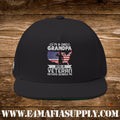 “I’m a Dad, Grandpa, and a Veteran — Nothing Scares Me” Flat Bill Cap