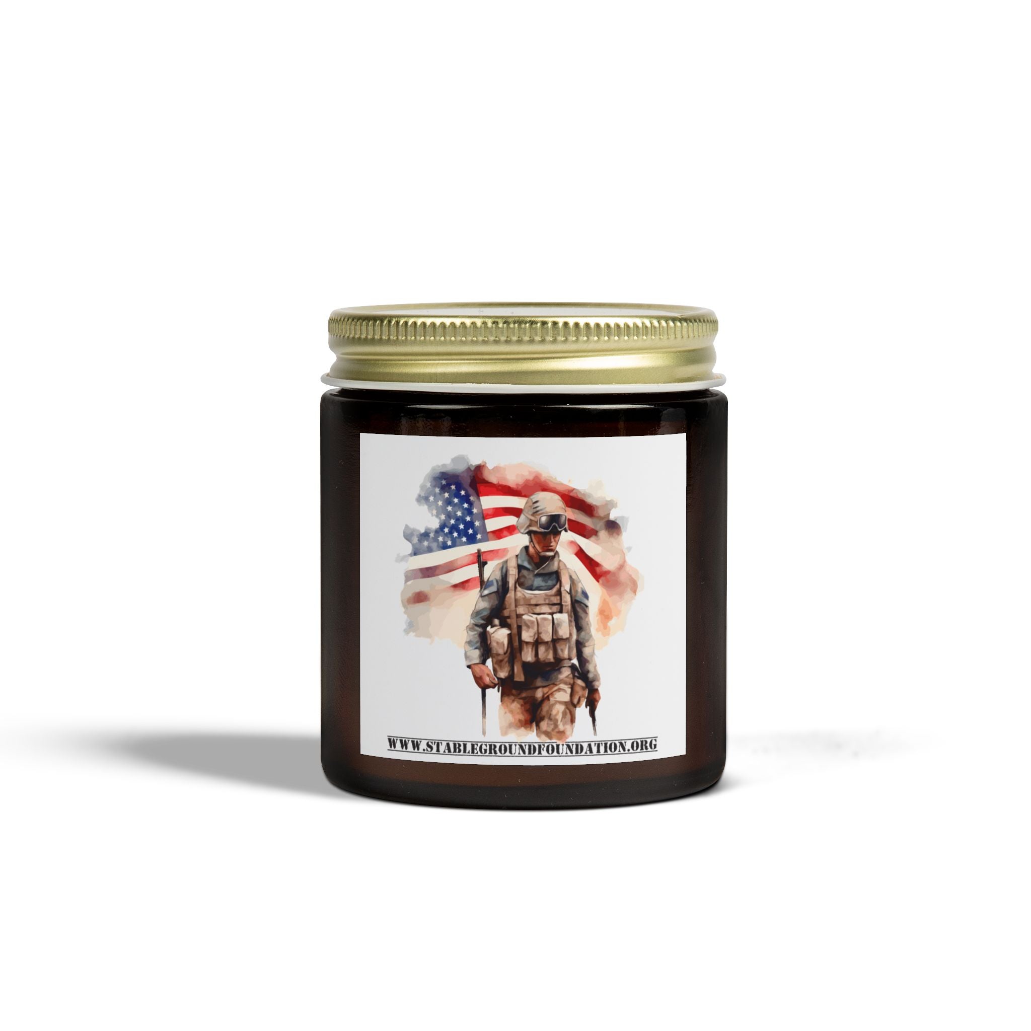 American Soldier Candle – Standing for Freedom and Honor