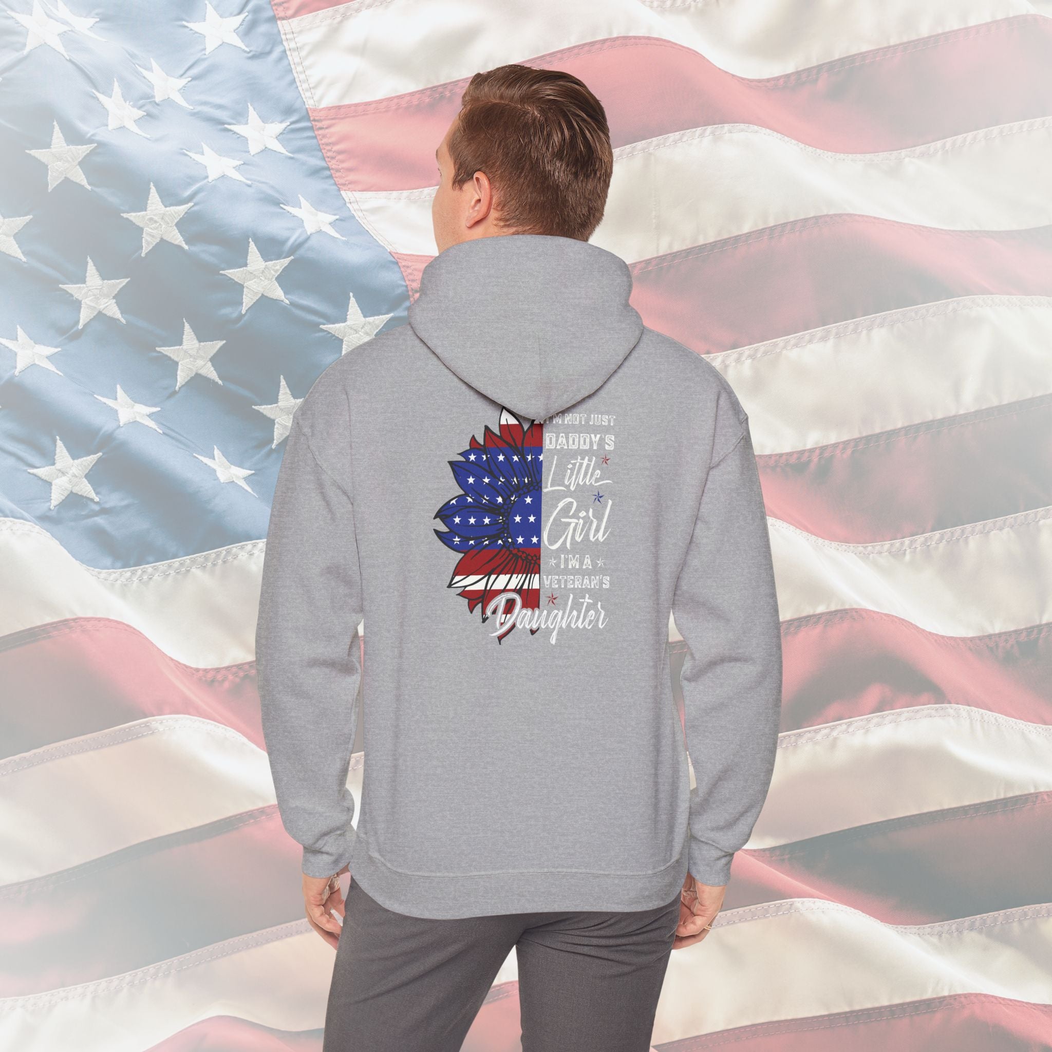 Daddy’s Little Girl I’m a Veteran’s Daughter Hoodie