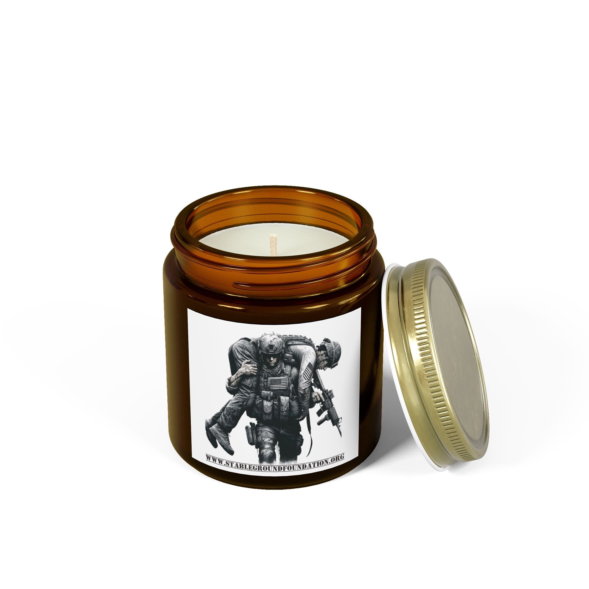 Brothers in Arms Candle – Honoring the Fallen, Supporting the Living