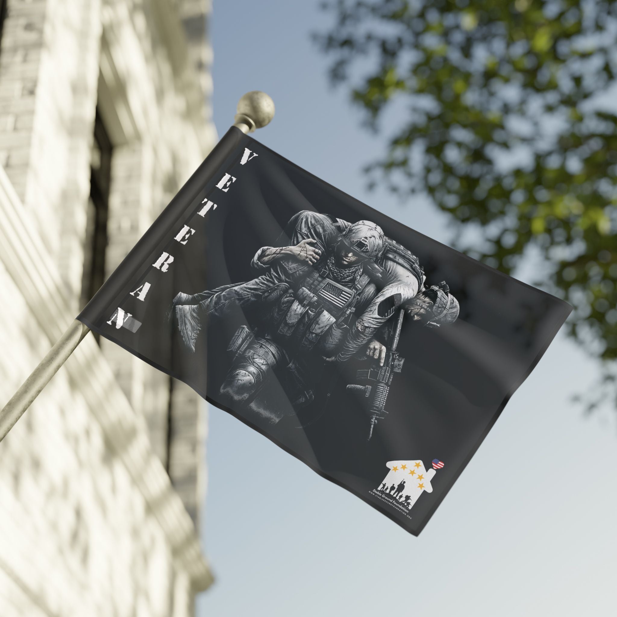Veteran Brotherhood Flag – Never Leave a Brother Behind Tribute Flag