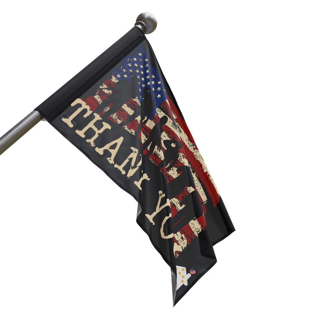 Thank You Veterans — Patriotic American Flag Honoring Our Heroes