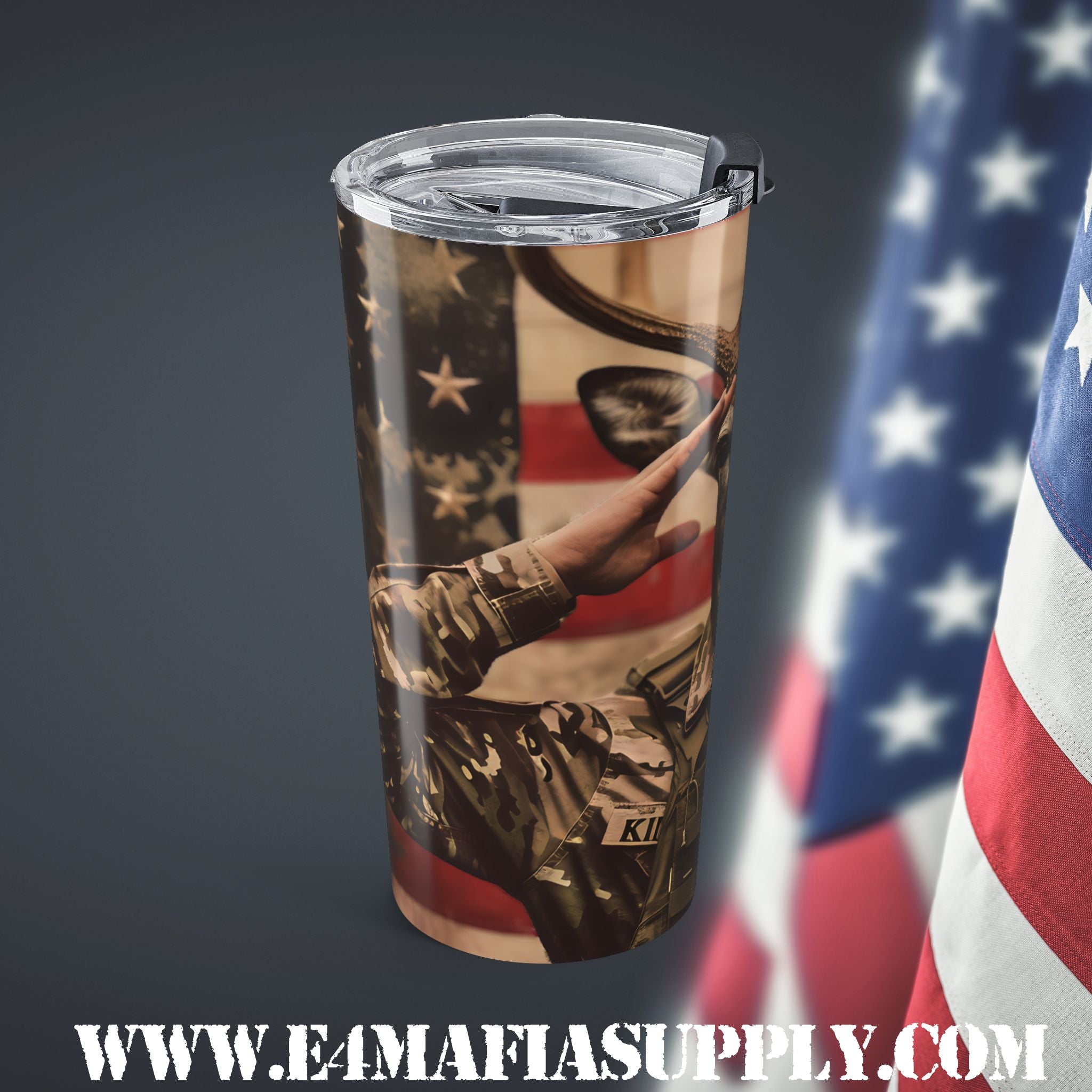 Reporting for Duty — The Tactical Deer Tumbler That Salutes Your Sense of Humor