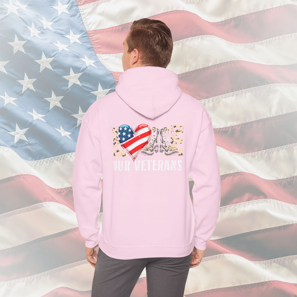 Love Our Veterans US Marines Hoodie