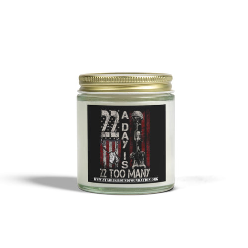 22 A Day Is 22 Too Many Candle – Raise Awareness and Honor Our Veterans