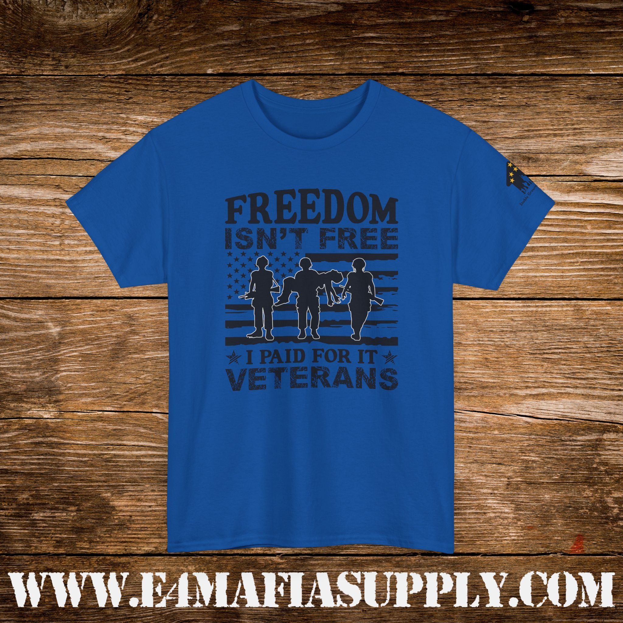 “Freedom Isn’t Free – I Paid for It” – Patriotic U.S. Veterans T-Shirt