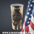 Desert Warrior — Military Tumbler for the Brave and Caffeinated