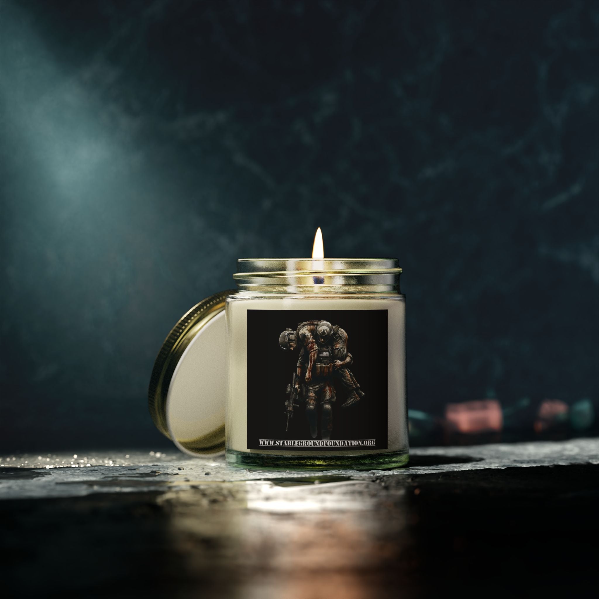 The Weight of Honor Candle – Remembering Those Who Carried Us Home