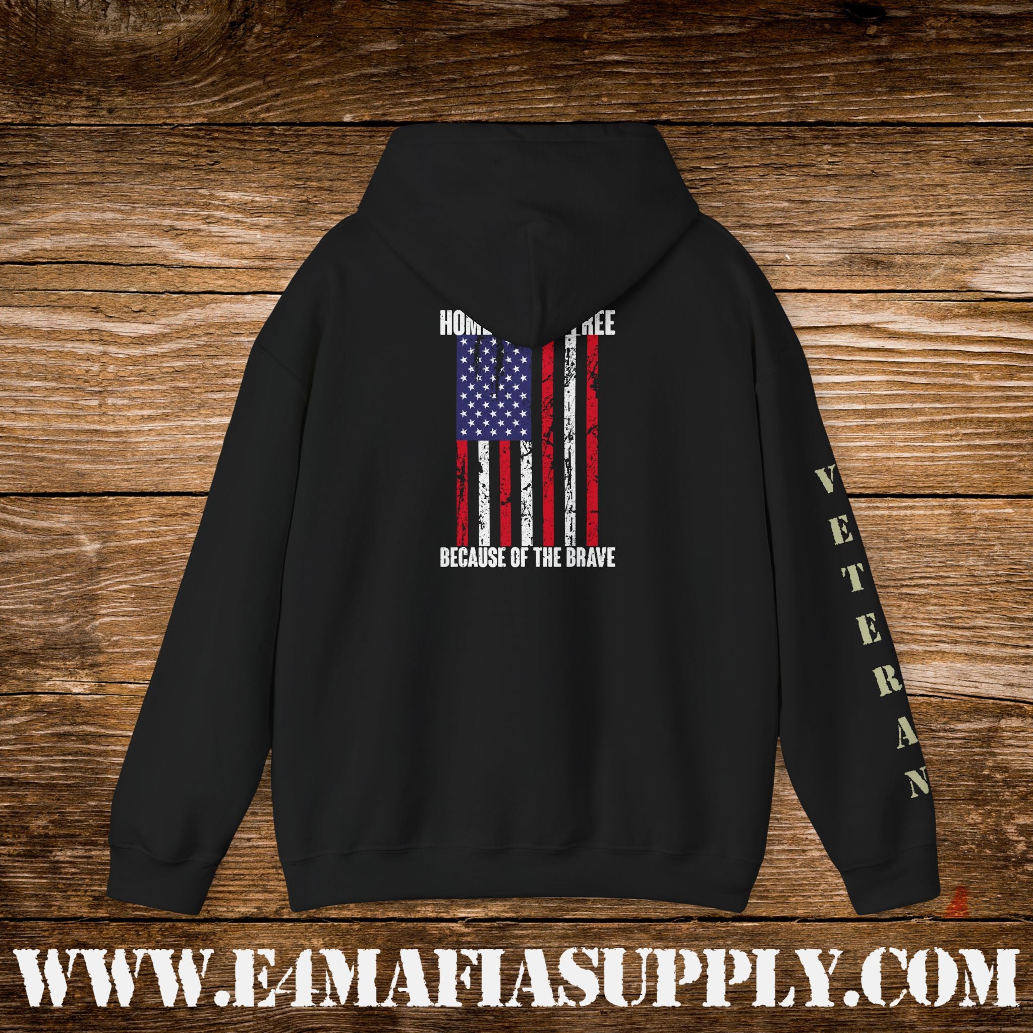 Home of the Free Because of the Brave Hoodie