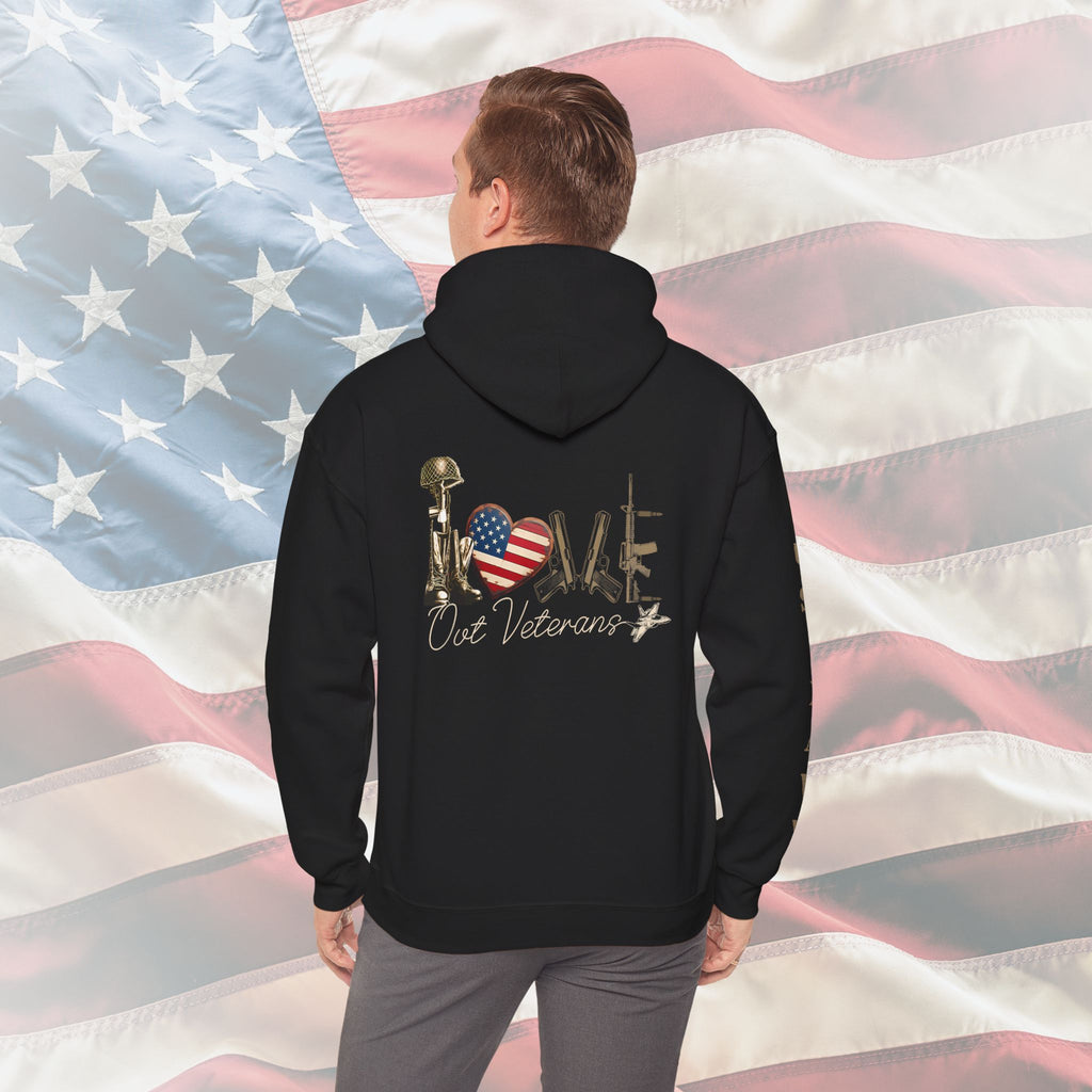 Love Our Veterans US Navy Hoodie